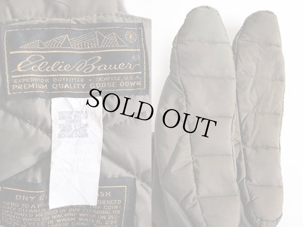 画像3: 70s EddieBauerエディーバウアー ダウン ルームシューズ グリーングレー XL (3)