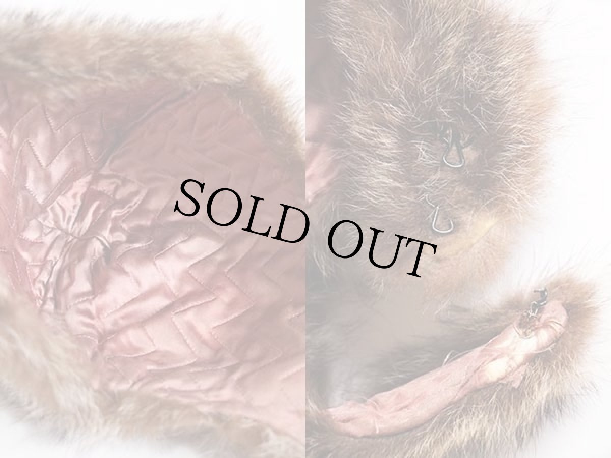 画像3: ビンテージ 耳当て付き リアルファー キャップ★エスキモー (3)