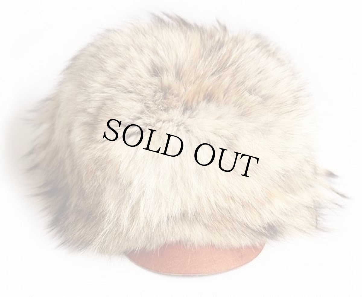 画像2: ビンテージ ハンドメイド リアルファー キャップ (2)