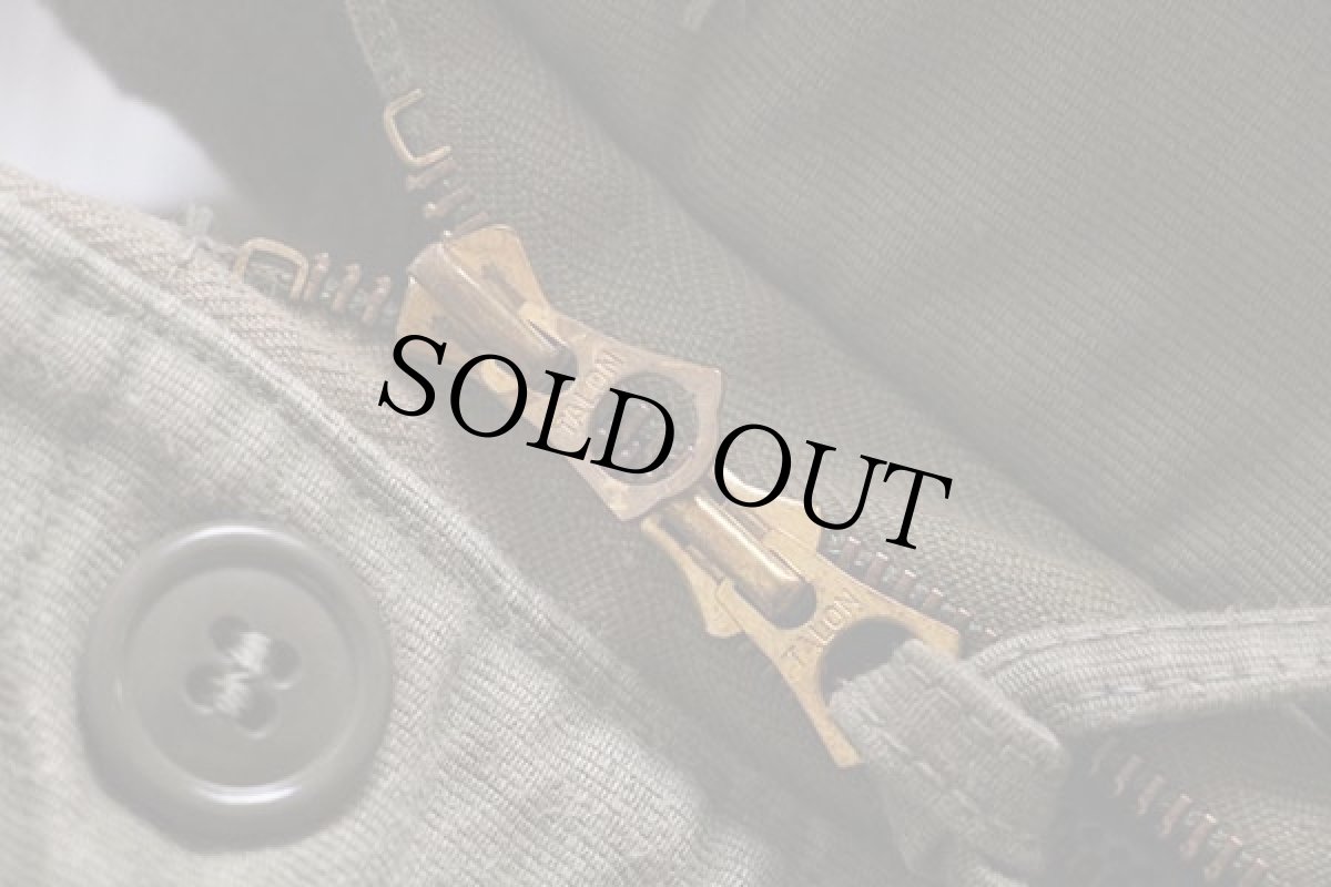 画像5: 40s 米軍 U.S.NAVY N-1 デッキパンツ オリーブドラブ M★オーバーオール (5)