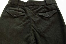 画像3: 80s 英国製 L.L.Bean×LODEN ウールパンツ 深緑 w34 (3)