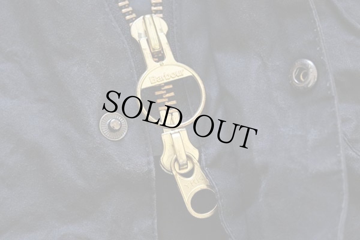 画像5: 00s 英国製 Barbourバブアー BEDALE オイルドジャケット 黒 36 (5)