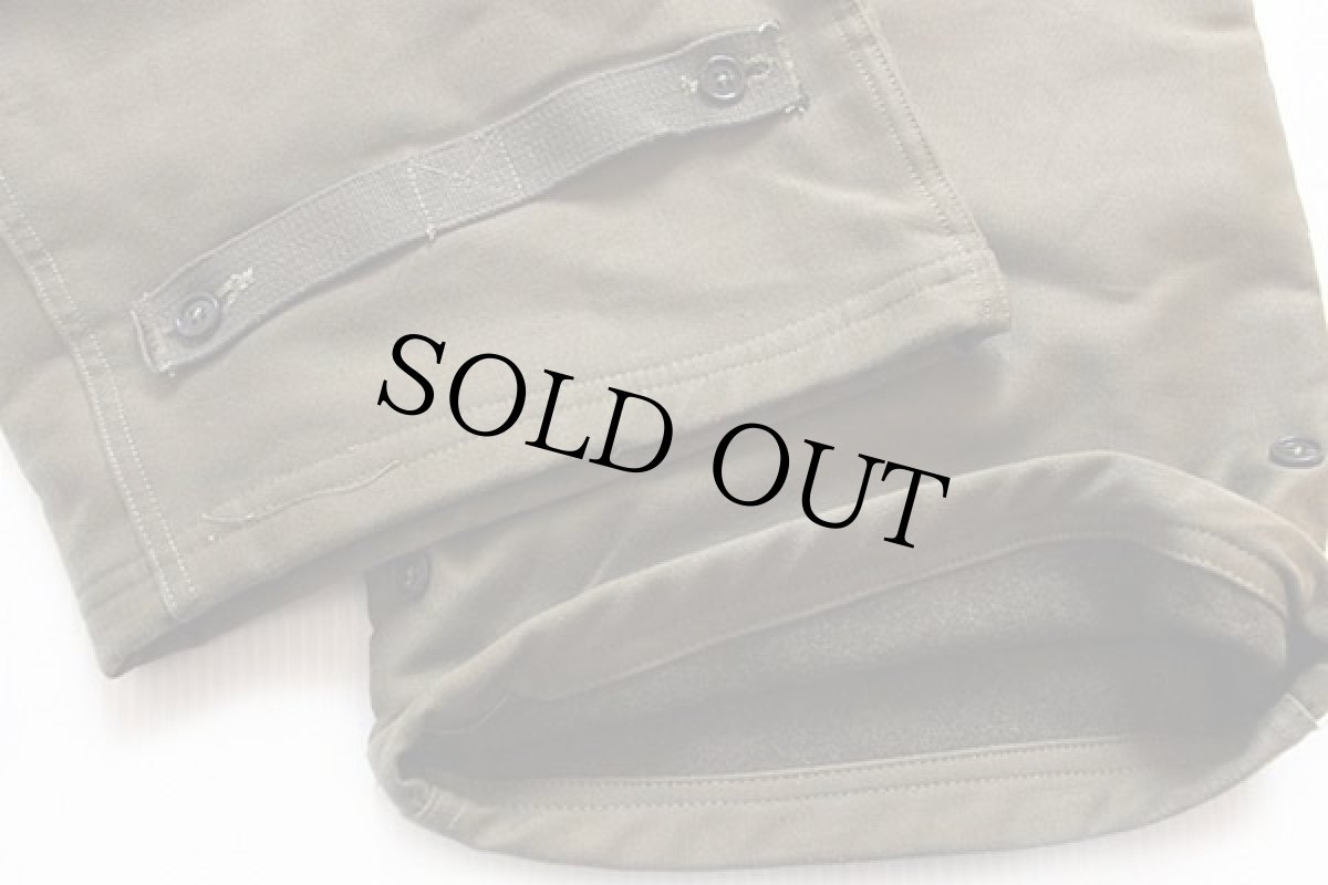 画像7: 40s イタリア軍 ウールライナー デッキパンツ 4★オーバーオール N-1 (7)