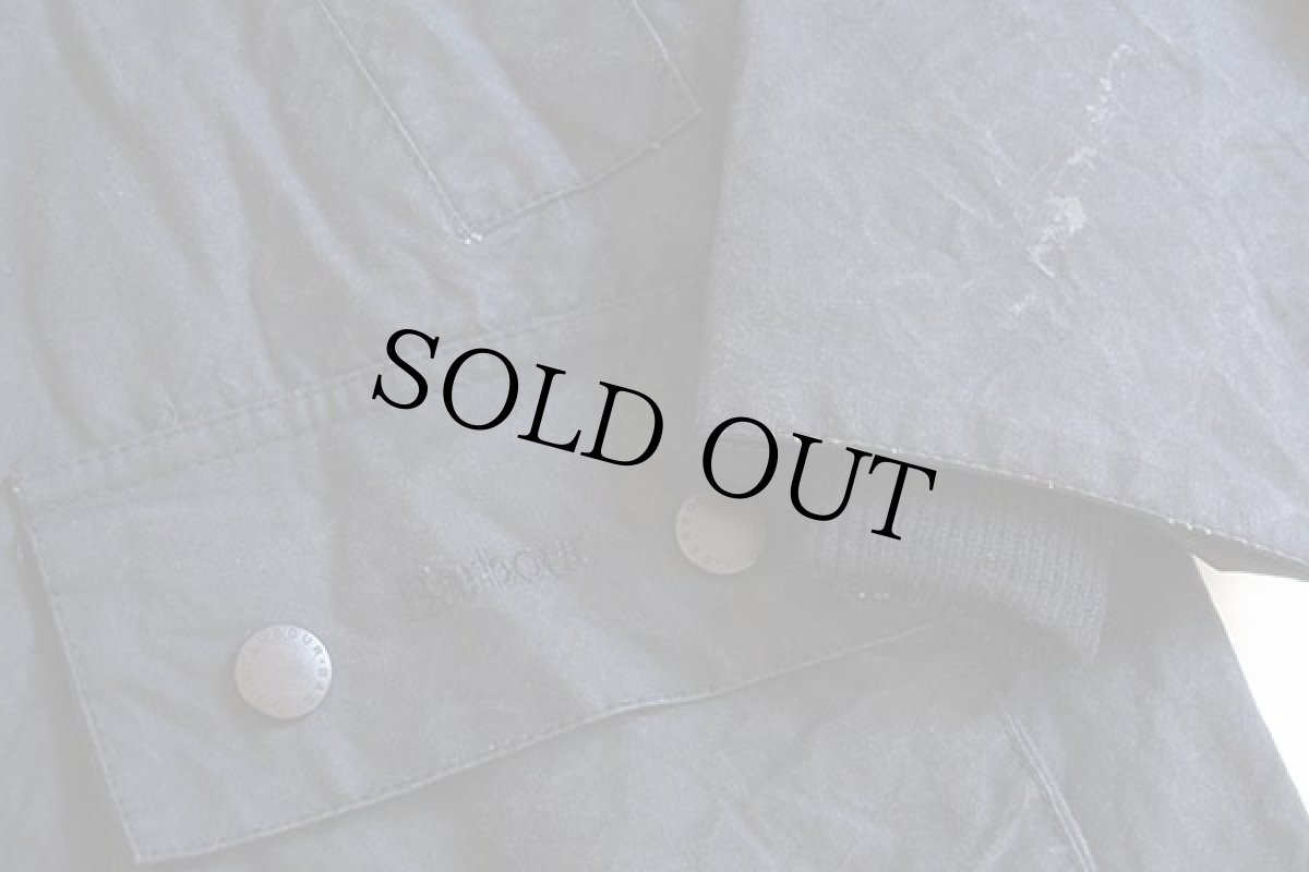 画像8: 00s 英国製 Barbourバブアー BEDALE オイルドジャケット 黒 36 (8)