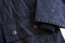 画像8: 00s 英国製 Barbourバブアー BEDALE オイルドジャケット 黒 36 (8)