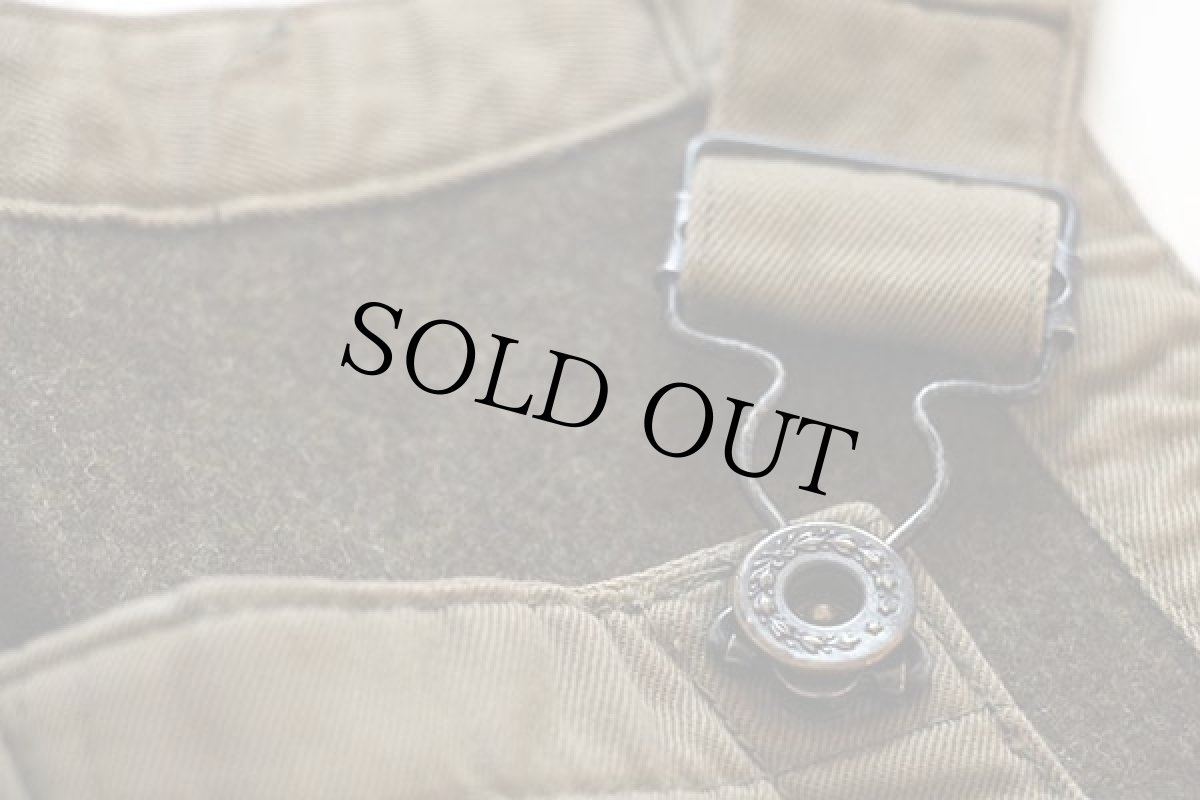 画像5: 40s 米軍 U.S.ARMY ステンシル 月桂樹ボタン ウールライナー タンカース パンツ (5)