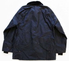 画像2: 00s 英国製 Barbourバブアー BEDALE オイルドジャケット 黒 36 (2)