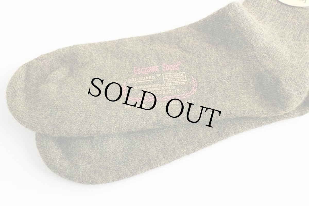 画像3: デッドストック ビンテージ USA製 ESQUIRE SOCKS ソックス 緑 10-13★靴下 (3)