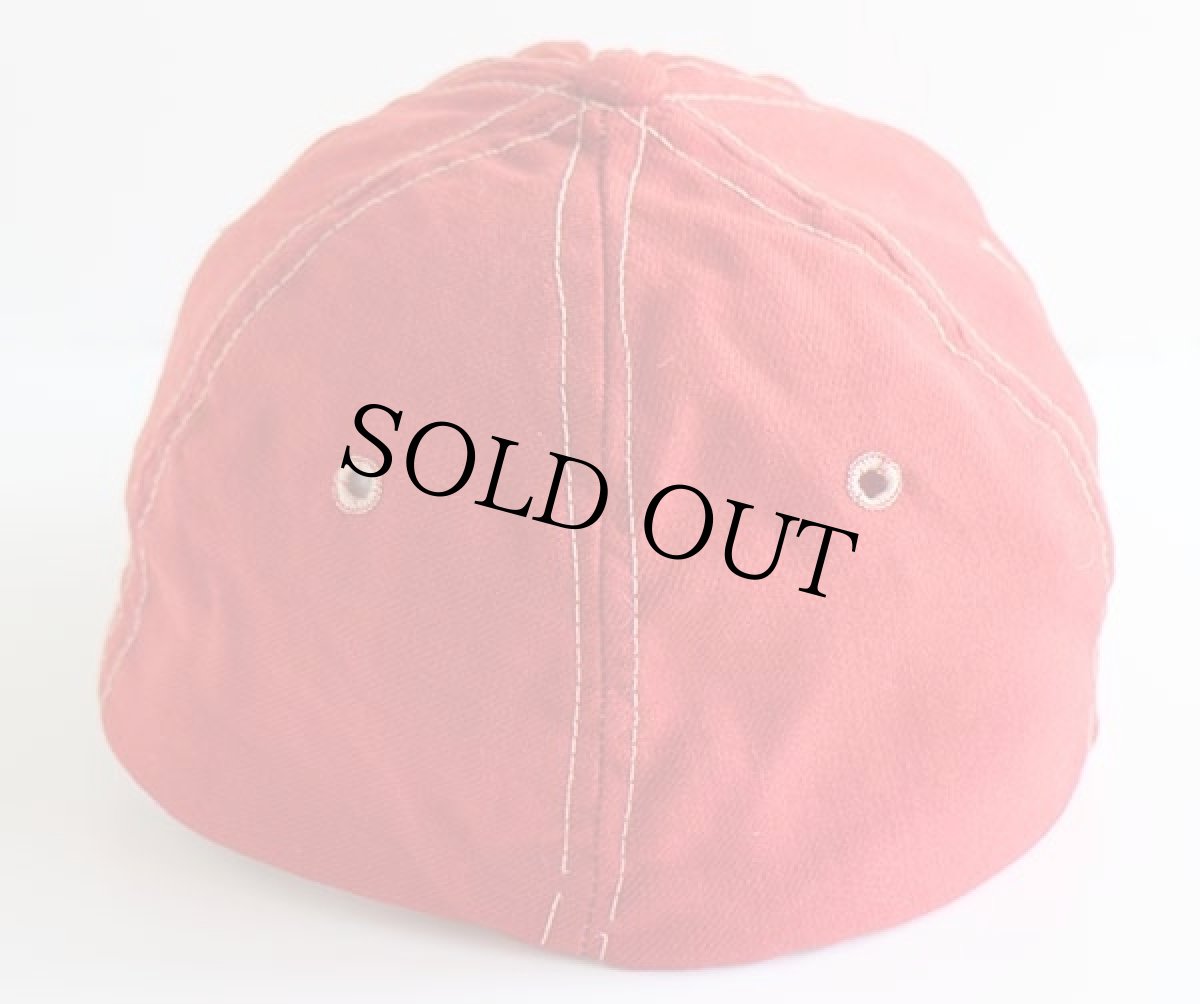 画像2: 60s H パッチ付き ウール ベースボールキャップ 赤★B (2)