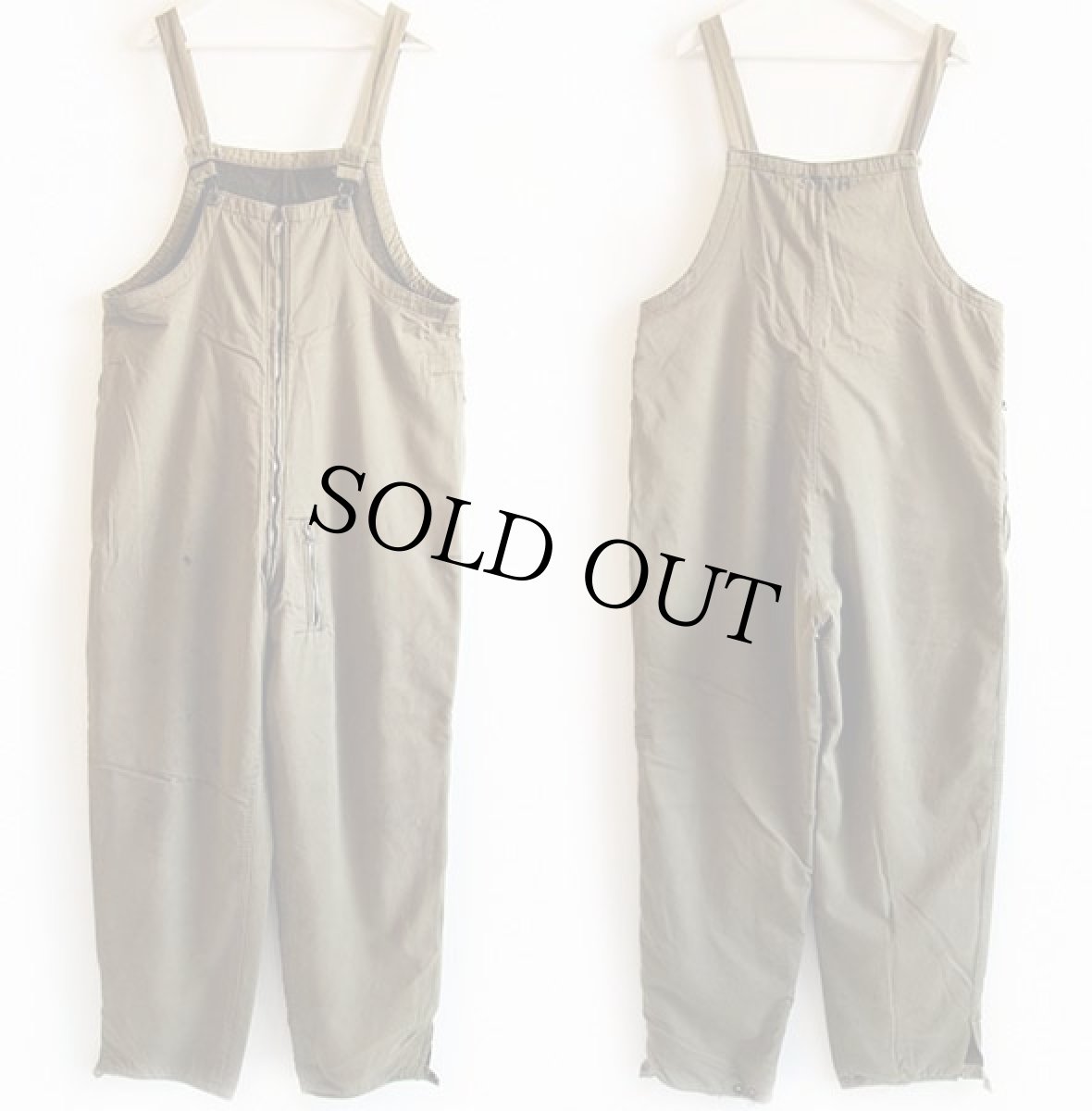 画像2: 40s 米軍 U.S.ARMY ステンシル 月桂樹ボタン ウールライナー タンカース パンツ (2)