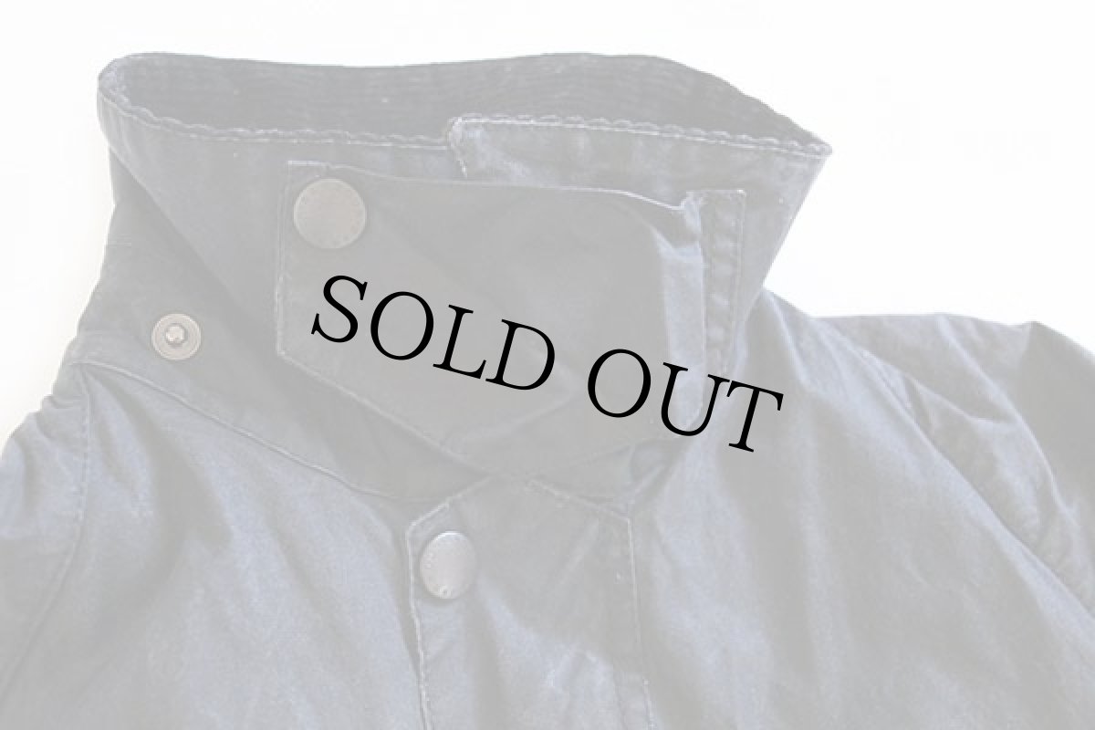 画像4: 00s 英国製 Barbourバブアー BEDALE オイルドジャケット 黒 36 (4)