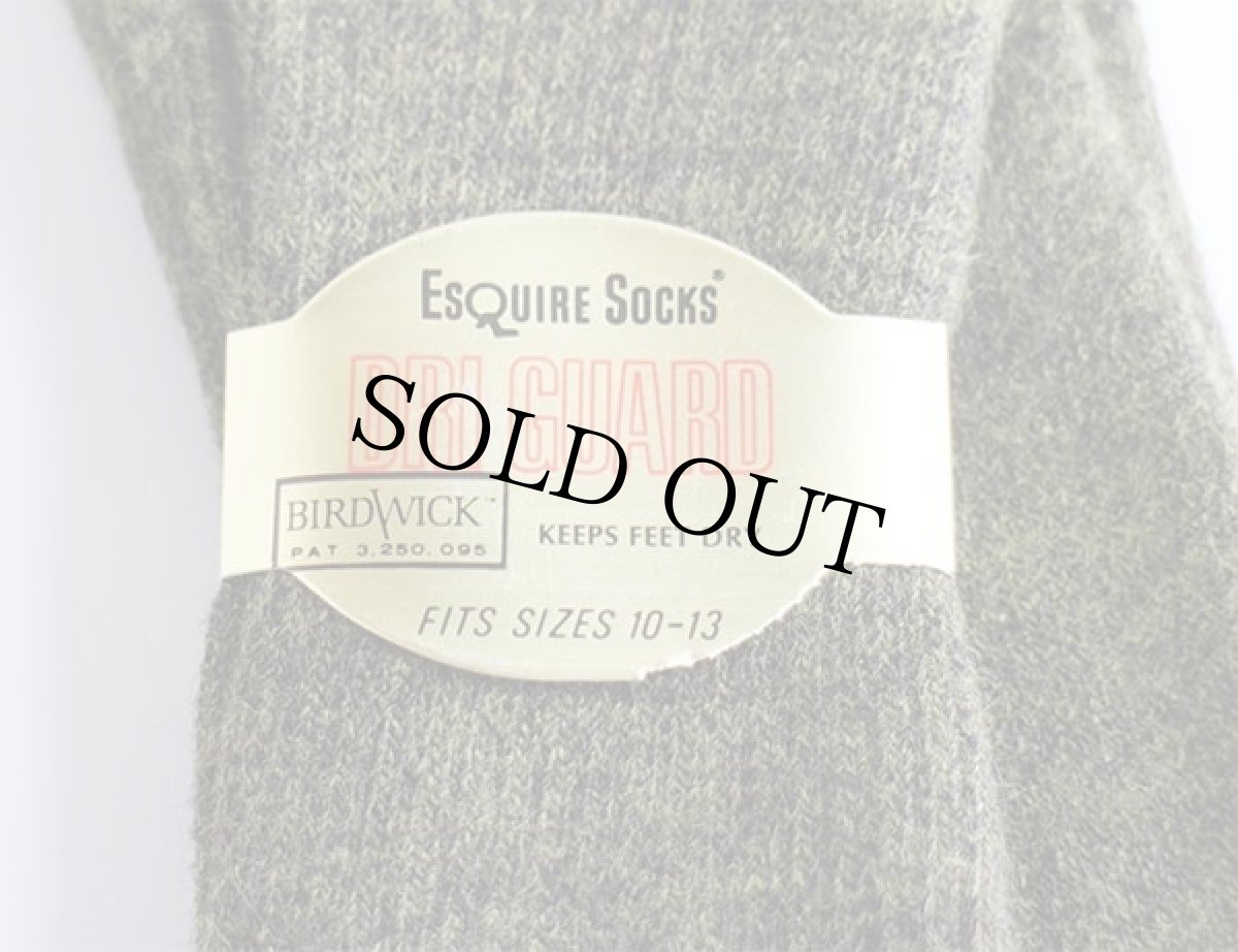 画像2: デッドストック ビンテージ USA製 ESQUIRE SOCKS ソックス 緑 10-13★靴下 (2)