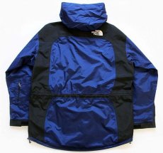 画像2: 90s THE NORTH FACEノースフェイス GORE-TEXゴアテックス マウンテンガイド ジャケット 青紫×黒 XL (2)