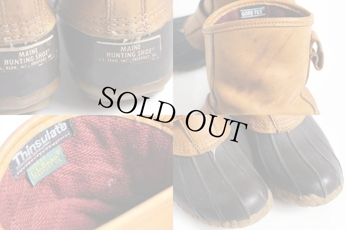 画像5: 80s USA製 L.L.Bean GORE-TEXゴアテックス メインハンティング ビーンブーツ ラウンジャー 8LM (5)