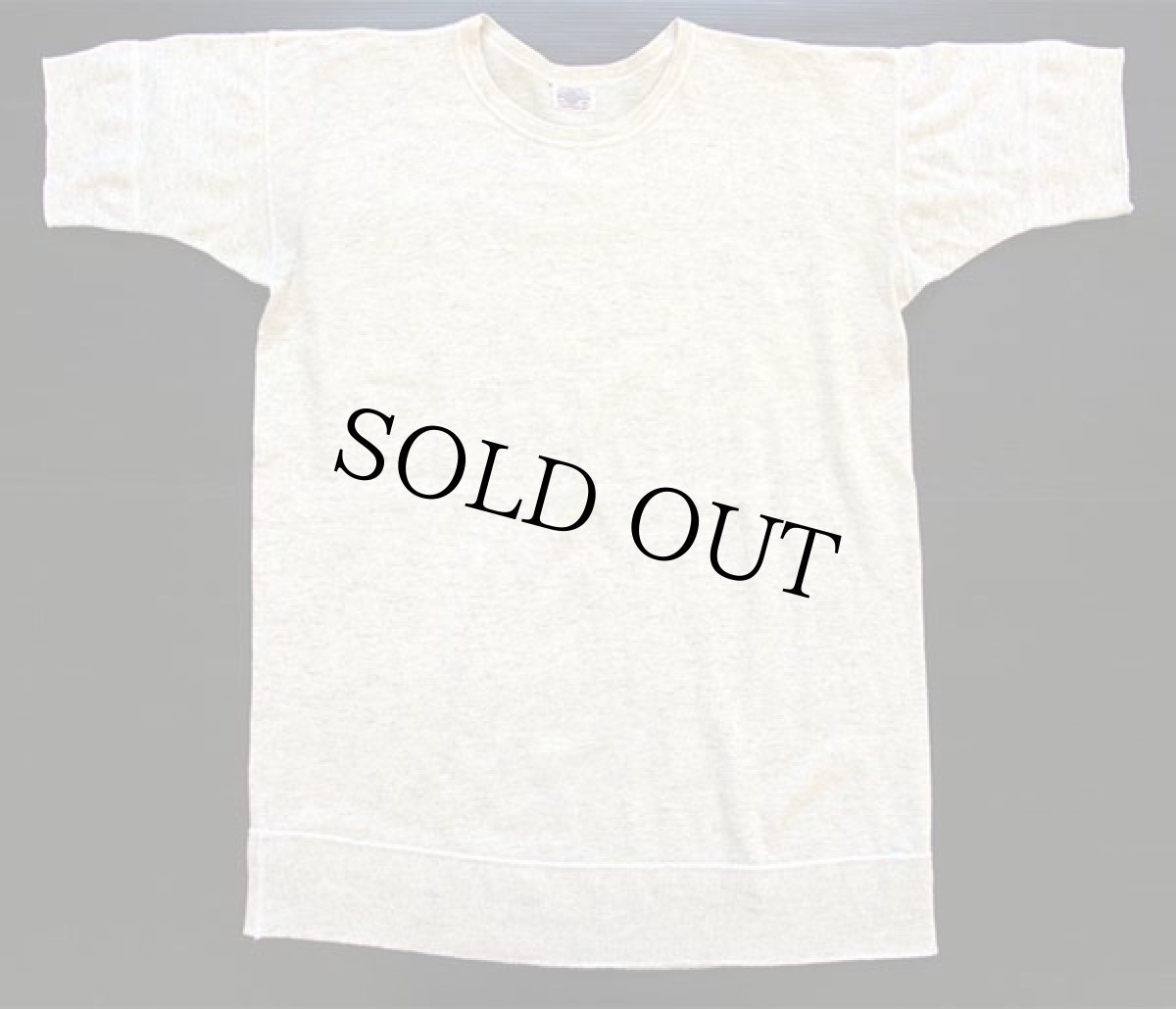 画像2: 30s WINSTED ウール 半袖アンダーシャツ 杢ナチュラル 42 (2)