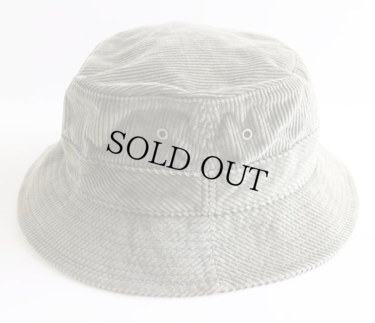 画像2: 90s adidasアディダス ロゴ刺繍 太畝 コーデュロイ バケットハット 薄緑 L/XL (2)