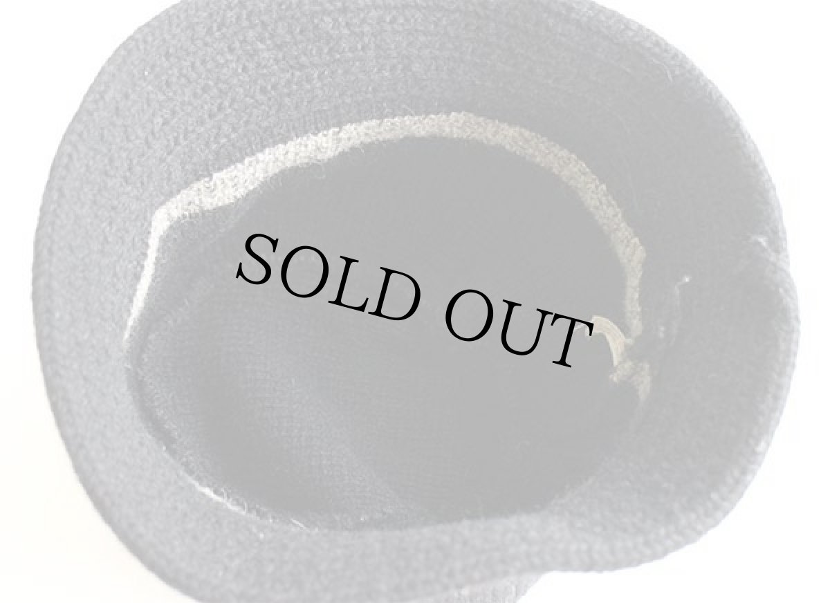 画像2: USA製 UNKNOWN ウールニット バケットハット 黒 (2)