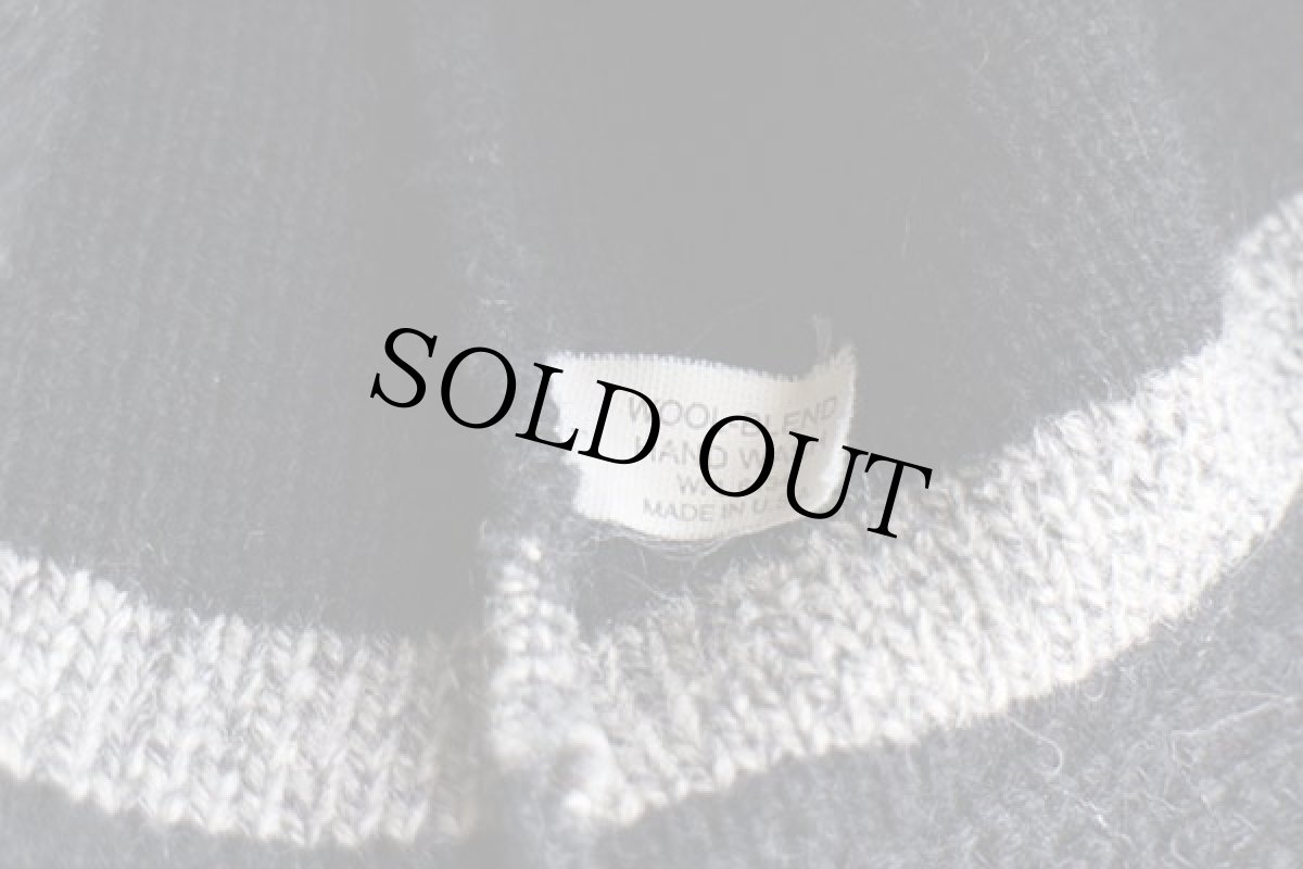 画像3: USA製 UNKNOWN ウールニット バケットハット 黒 (3)