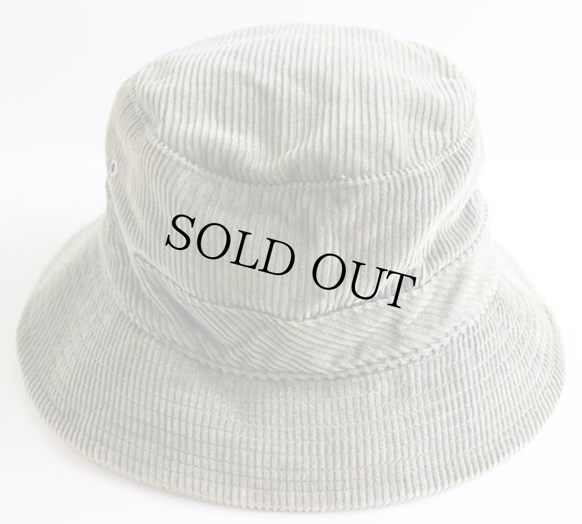 画像3: 90s adidasアディダス ロゴ刺繍 太畝 コーデュロイ バケットハット 薄緑 L/XL (3)