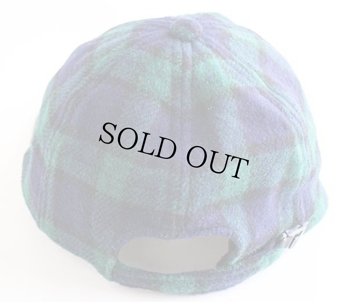 画像2: 90s GAPギャップ タータンチェック ウール混 キャップ M/L (2)