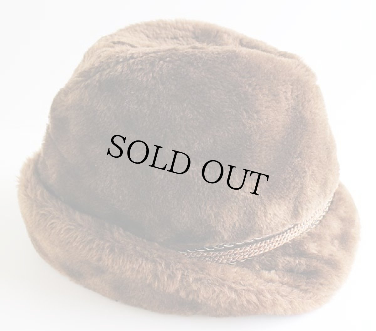 画像3: 70s UNKNOWN 耳当て付き フェイクファー チロリアンハット 茶 XL (3)