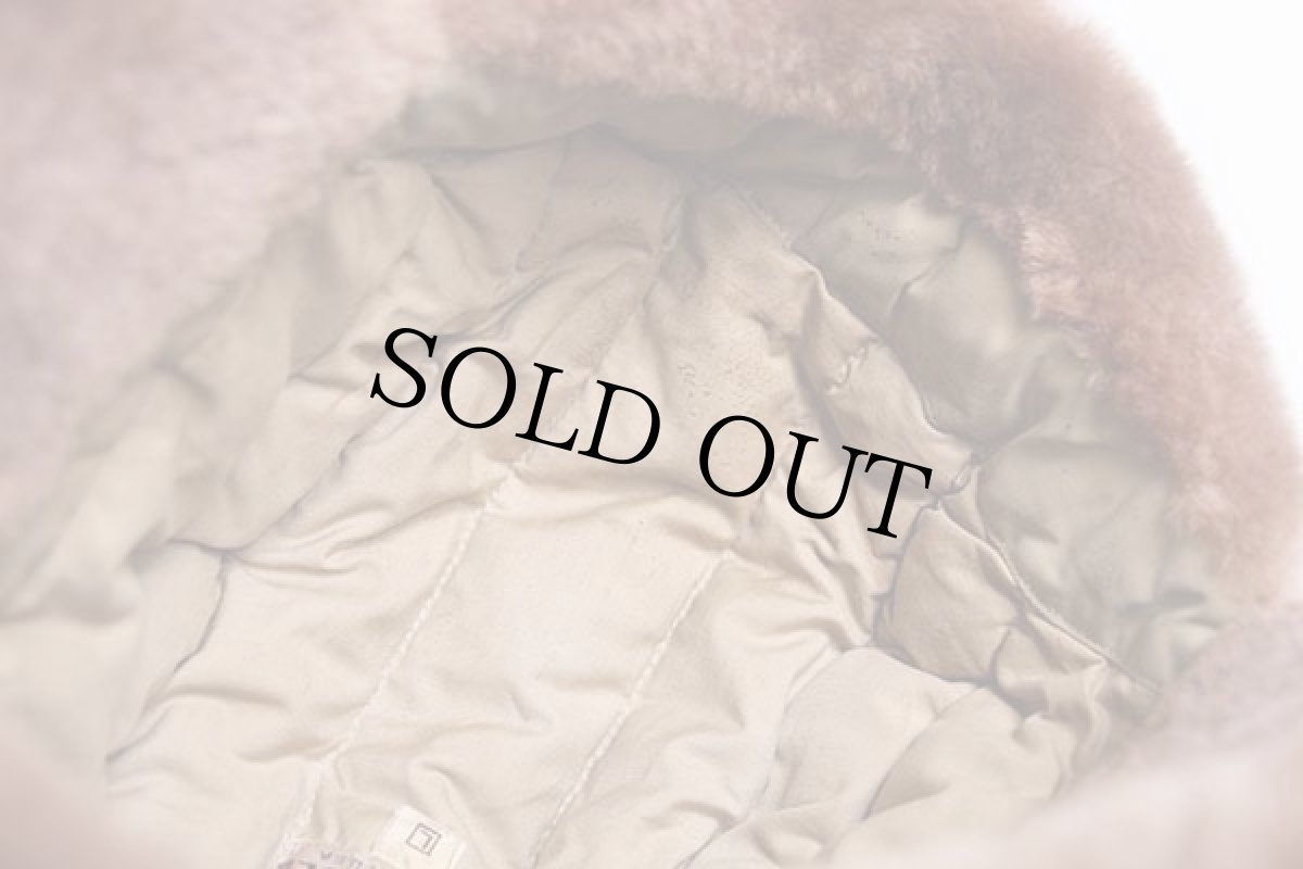 画像6: 60s EddieBauerエディーバウアー リアル ムートン ダウンキャップ カーキ L (6)