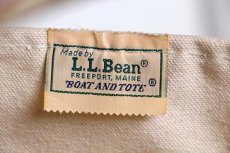 画像3: 80s L.L.Bean BOAT AND TOTE 耳付き キャンバス トートバッグ 赤 L★ラージ (3)