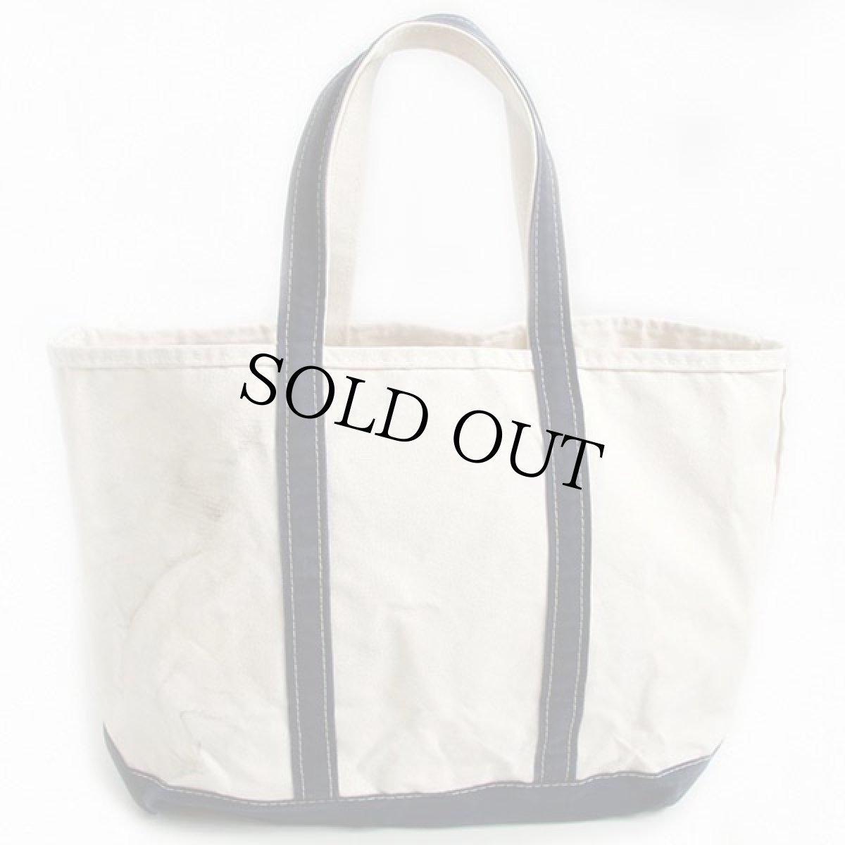 画像2: 90s L.L.Bean BOAT AND TOTE Eagle Springs Lodge刺繍 キャンバス トートバッグ 紺 L★ラージ (2)