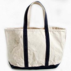 画像2: 90s L.L.Bean BOAT AND TOTE Eagle Springs Lodge刺繍 キャンバス トートバッグ 紺 L★ラージ (2)