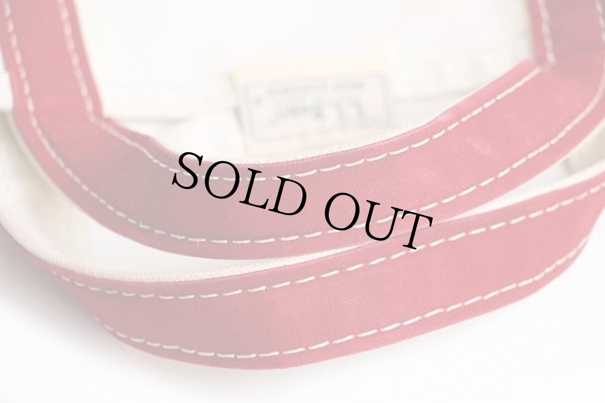 画像4: 80s L.L.Bean BOAT AND TOTE 耳付き キャンバス トートバッグ 赤 L★ラージ (4)