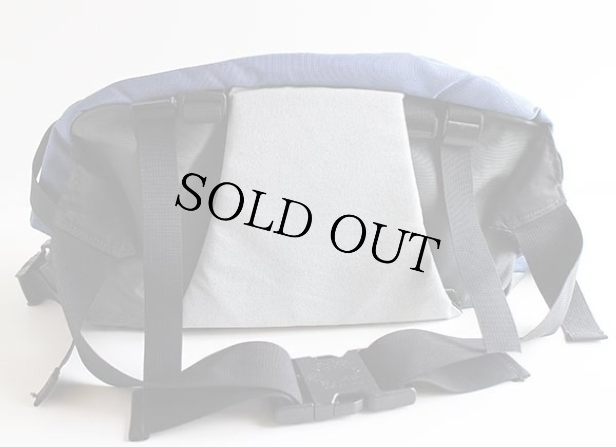 画像2: 90s AVANT ツートン ナイロン ウエストバッグ ブルーグレー×グレー (2)