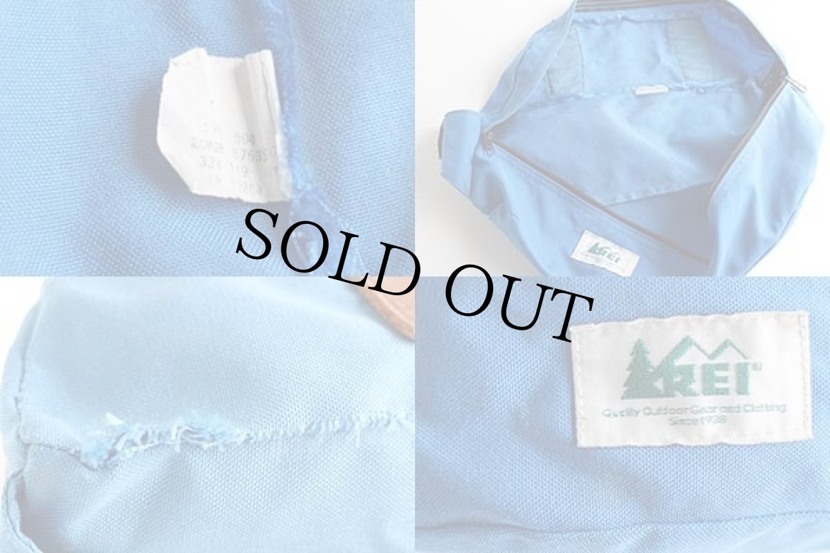 画像4: 80s REI ナイロン ウエストバッグ 青 (4)