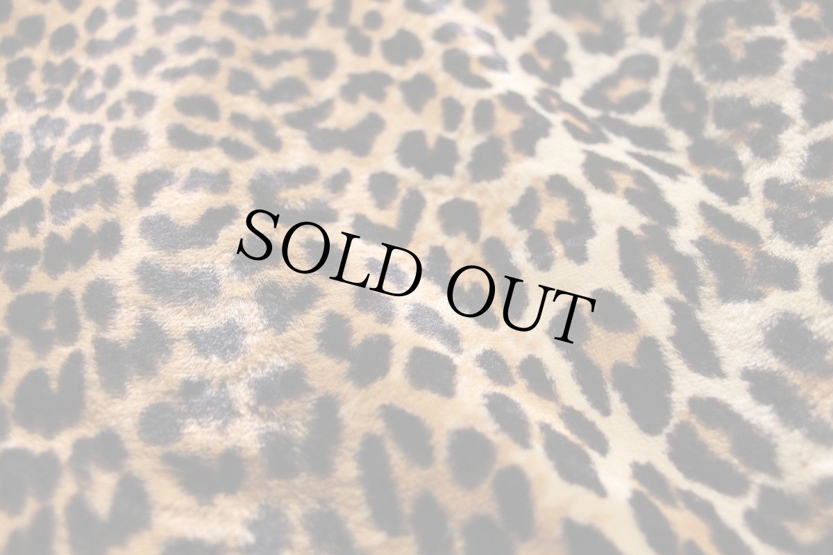 画像6: 50s WINTER product レオパード柄 タートルネック ウールニット×フェイクファージャケット M (6)