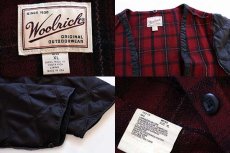 画像3: 90s USA製 Woolrichウールリッチ チェック ウール ライナー XL (3)