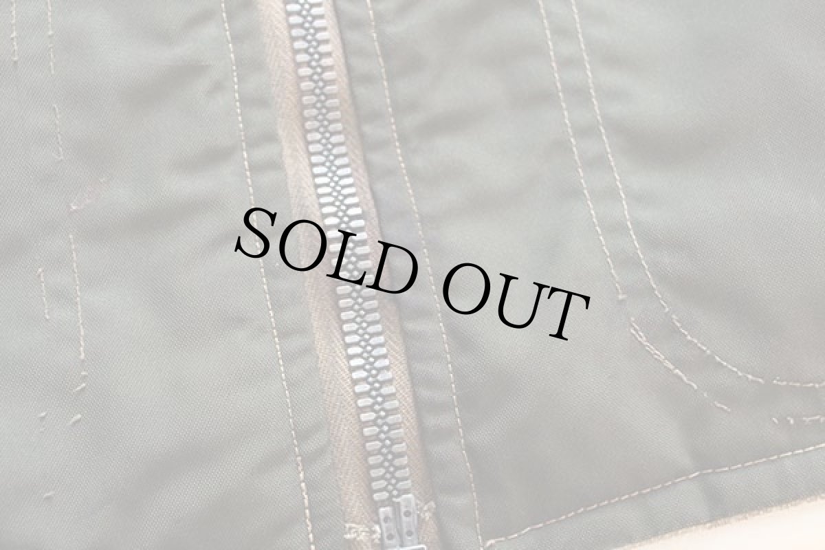 画像7: 40s UNKNOWN リメイク チンスト付き ウールパイルライナー ナイロン フライトベスト (7)