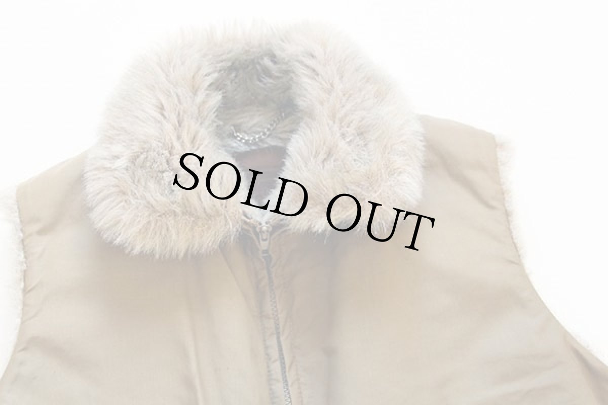 画像3: 70s USA製 Woolrichウールリッチ 60/40 ウルフベスト タン L (3)