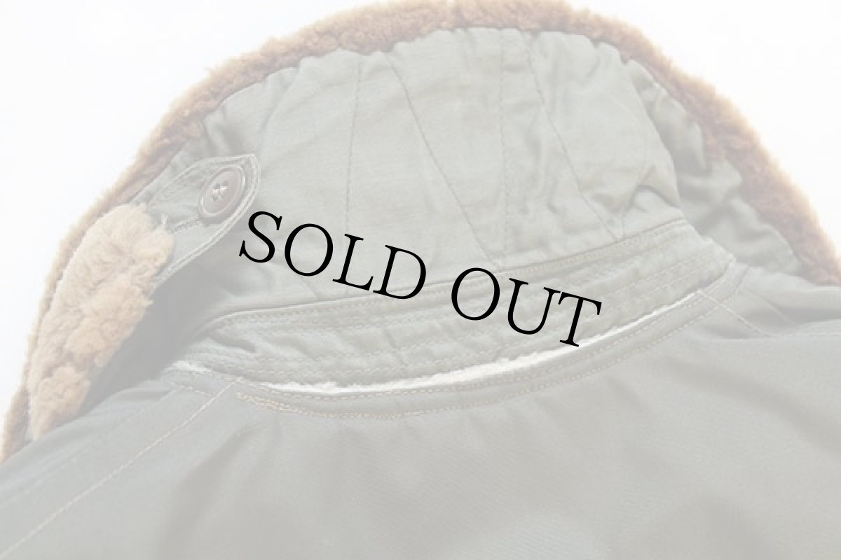 画像9: 40s UNKNOWN リメイク チンスト付き ウールパイルライナー ナイロン フライトベスト (9)