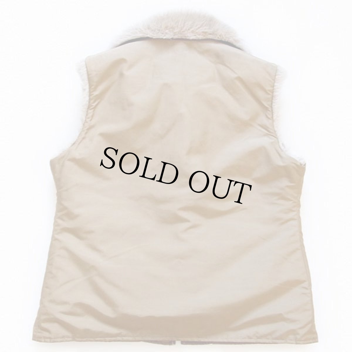 画像2: 70s USA製 Woolrichウールリッチ 60/40 ウルフベスト タン L (2)