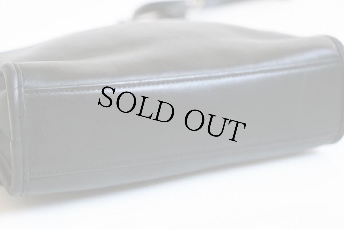 画像7: USA製 COACH オールド コーチ 2WAY レザー ショルダーバッグ 黒★J0C-9870 (7)