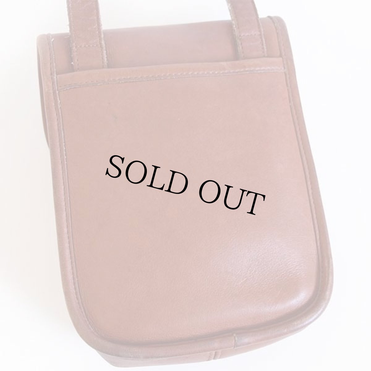 画像5: USA製 COACH オールド コーチ レザー ショルダーバッグ 茶★9978 (5)