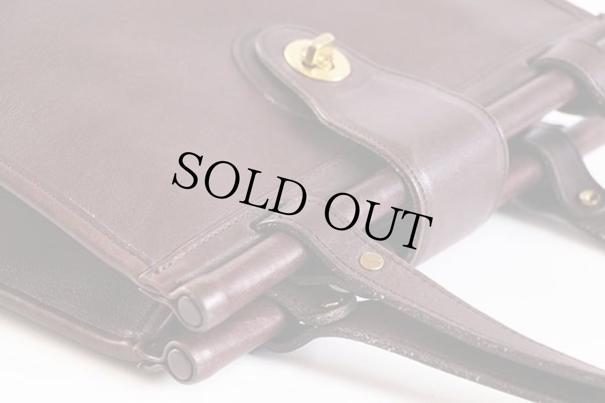 画像4: USA製 COACH オールド コーチ レザー トートバッグ 焦げ茶★9021 (4)