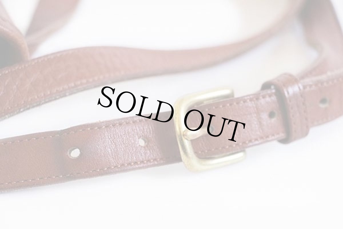 画像7: USA製 COACH オールド コーチ レザー ショルダーバッグ 茶★9978 (7)