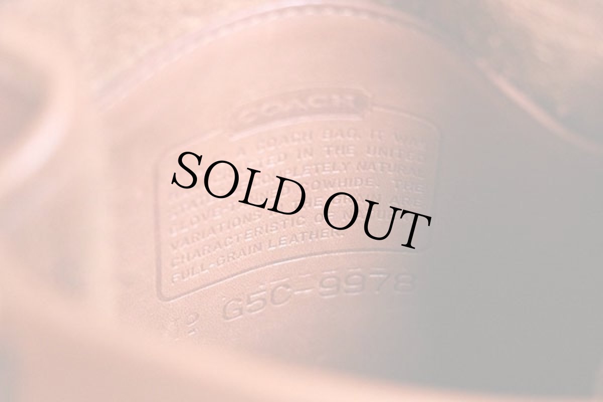 画像3: USA製 COACH オールド コーチ レザー ショルダーバッグ 茶★9978 (3)