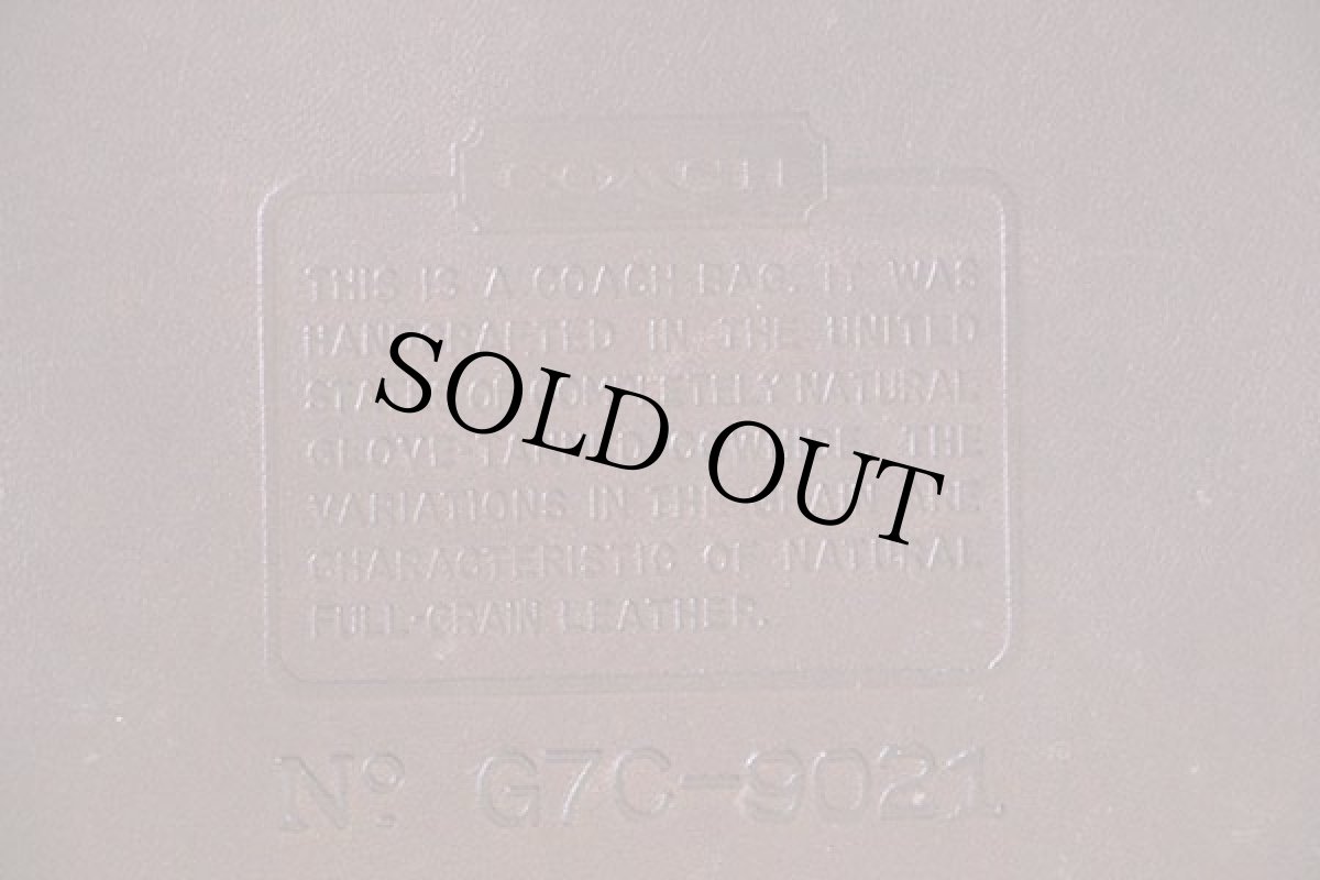 画像3: USA製 COACH オールド コーチ レザー トートバッグ 焦げ茶★9021 (3)