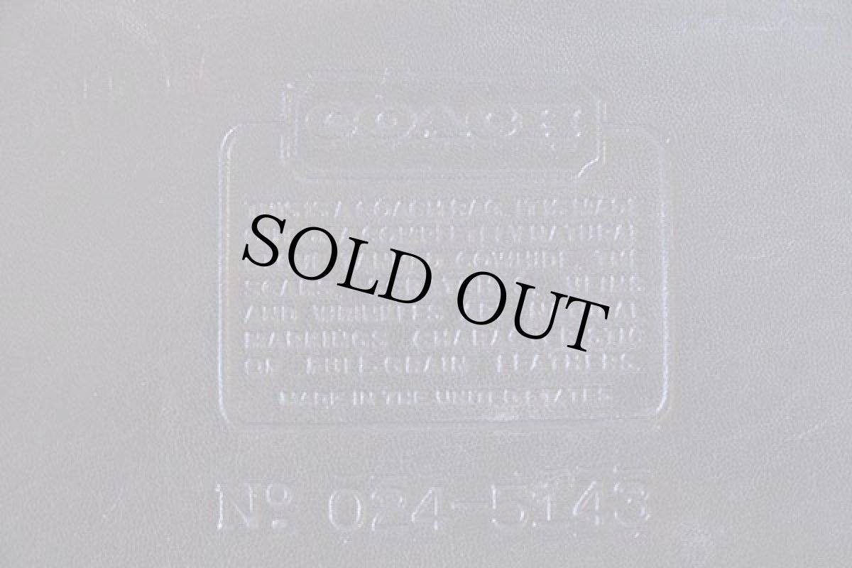 画像3: USA製 COACH オールド コーチ 2WAY レザー ブリーフケース 黒★5143 (3)