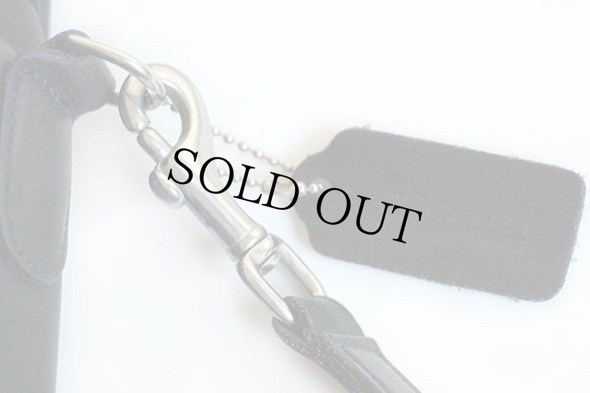 画像4: USA製 COACH オールド コーチ 2WAY レザー ショルダーバッグ 黒★J0C-9870 (4)