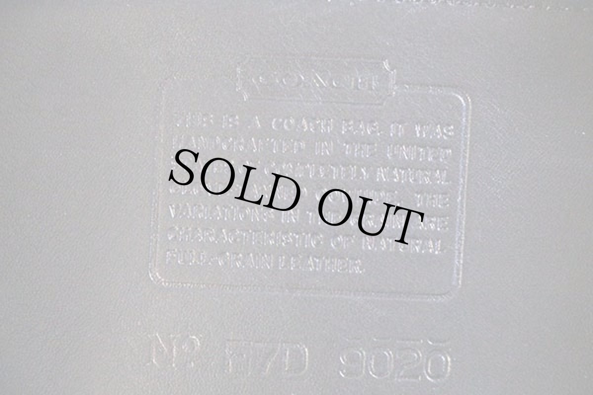 画像3: USA製 COACH オールド コーチ レザー ハンドバッグ 黒★9020 (3)