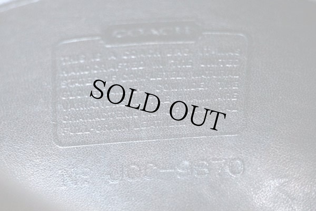 画像3: USA製 COACH オールド コーチ 2WAY レザー ショルダーバッグ 黒★J0C-9870 (3)