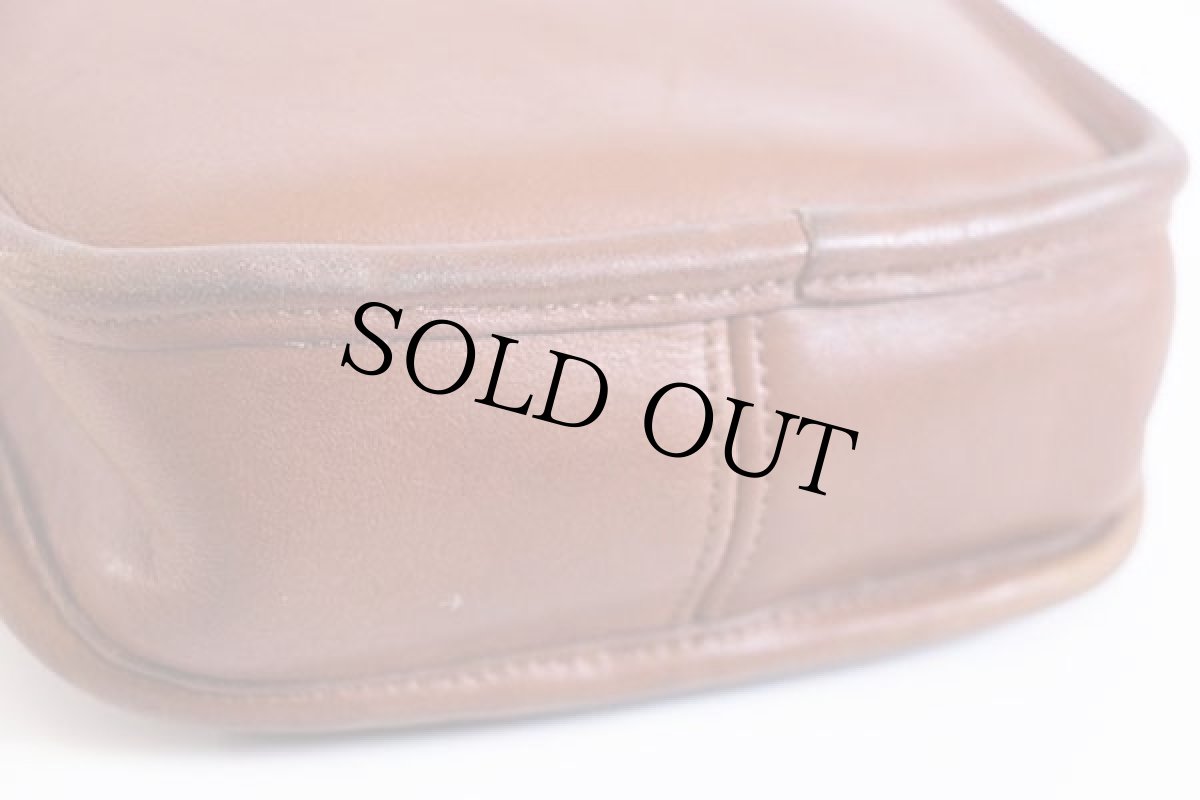 画像6: USA製 COACH オールド コーチ レザー ショルダーバッグ 茶★9978 (6)