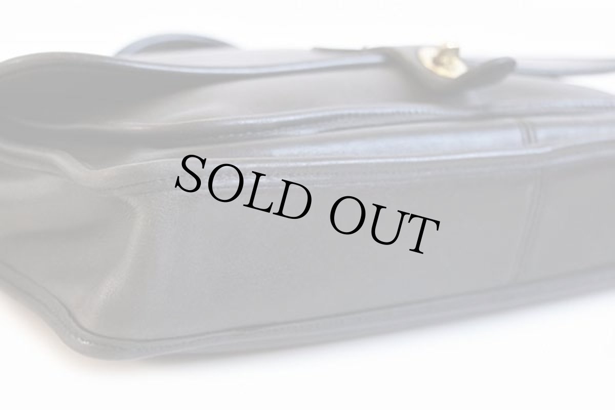 画像8: USA製 COACH オールド コーチ 2WAY レザー ブリーフケース 黒★5143 (8)